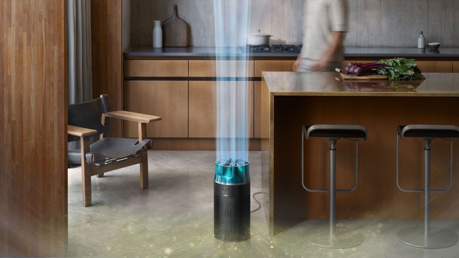 Очиститель воздуха Dyson HushJet HJ10, чёрный/бирюзовый