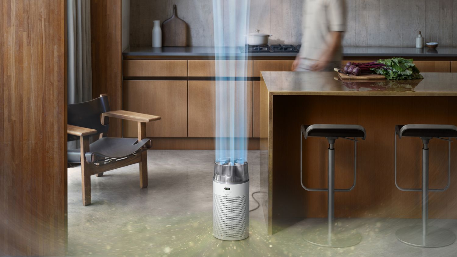 Очиститель воздуха Dyson HushJet HJ10, белый/серебристый