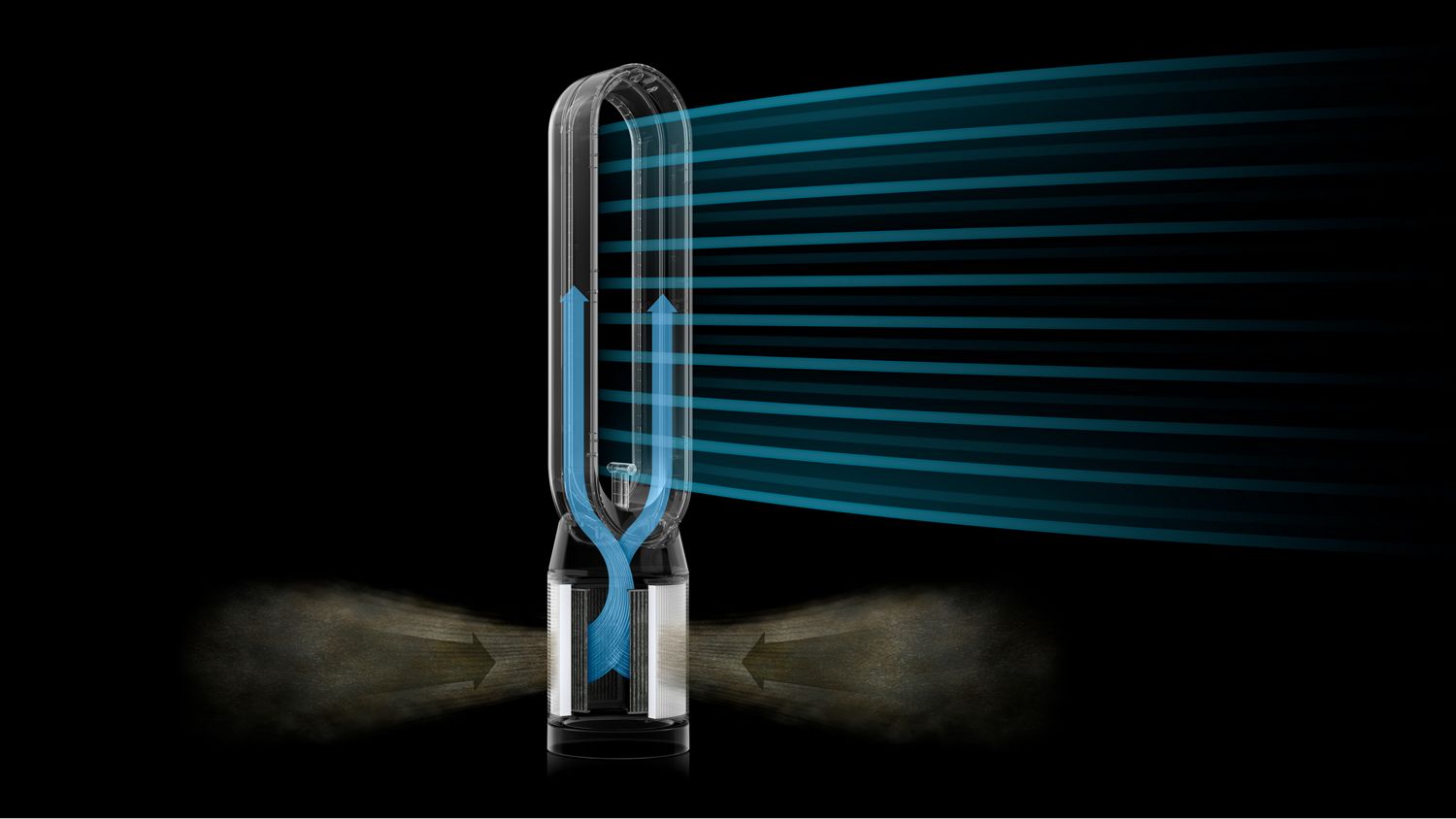 Очиститель воздуха Dyson Find+Follow PC3, белый/золотой