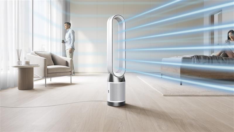 Очиститель воздуха и вентилятор Dyson Purifier Cool PC1 TP11, белый/серебристый