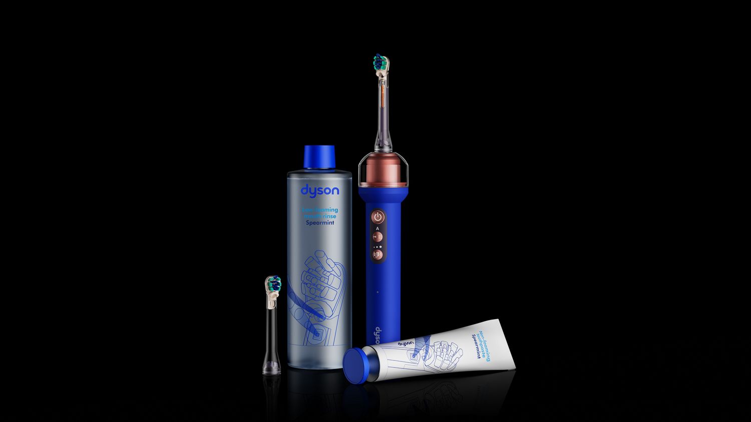 Электрическая зубная щётка Dyson CameraJet, синий Ultra Blue