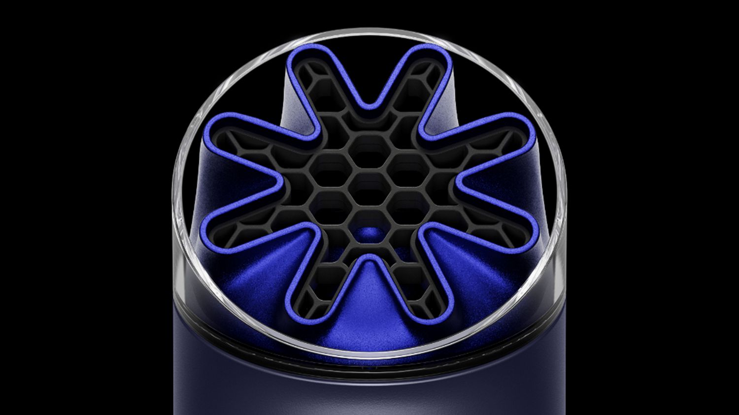 Портативный вентилятор Dyson HushJet Mini Cool, кобальтовый синий