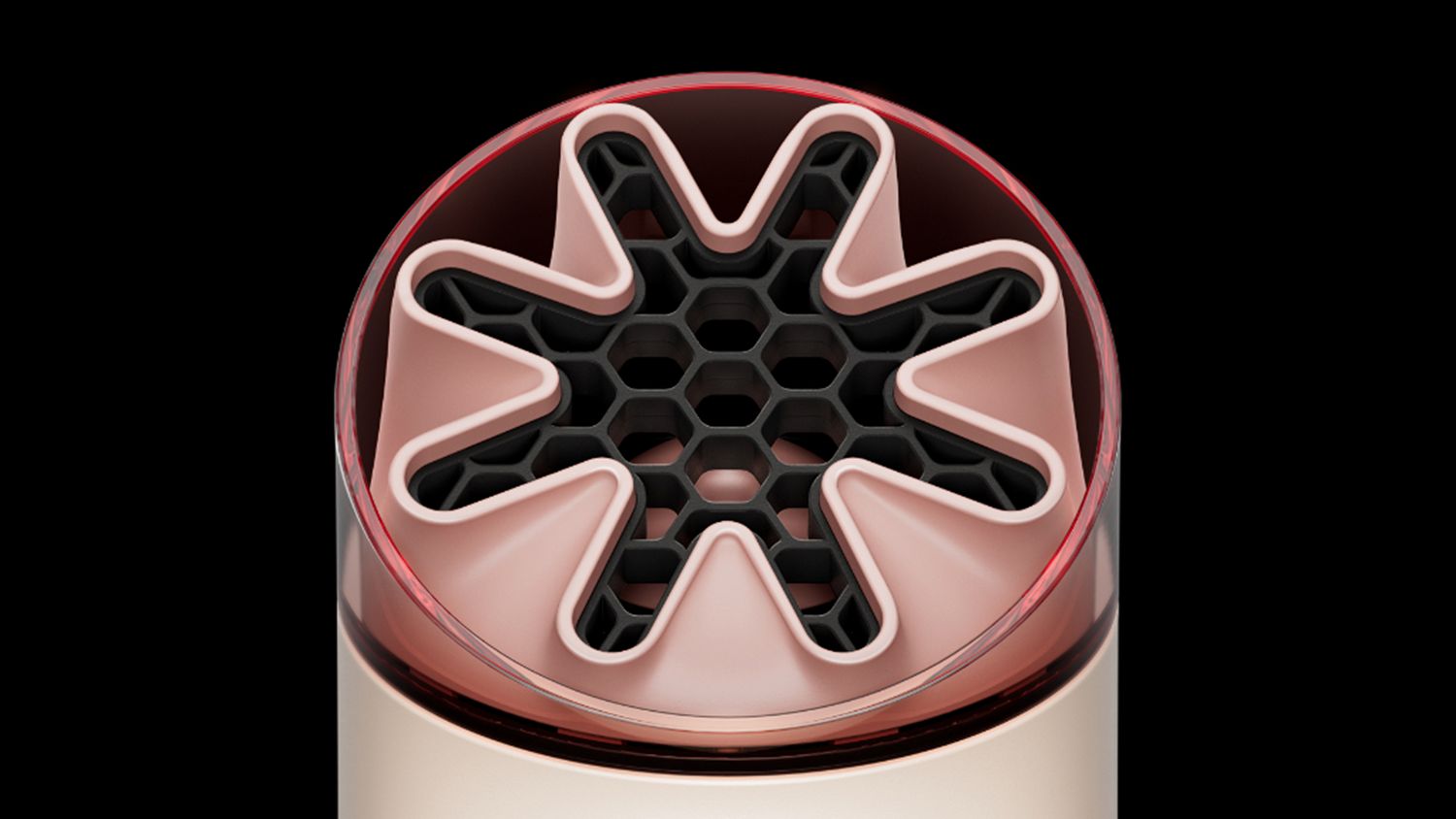Портативный вентилятор Dyson HushJet Mini Cool, керамический розовый/розовое золото