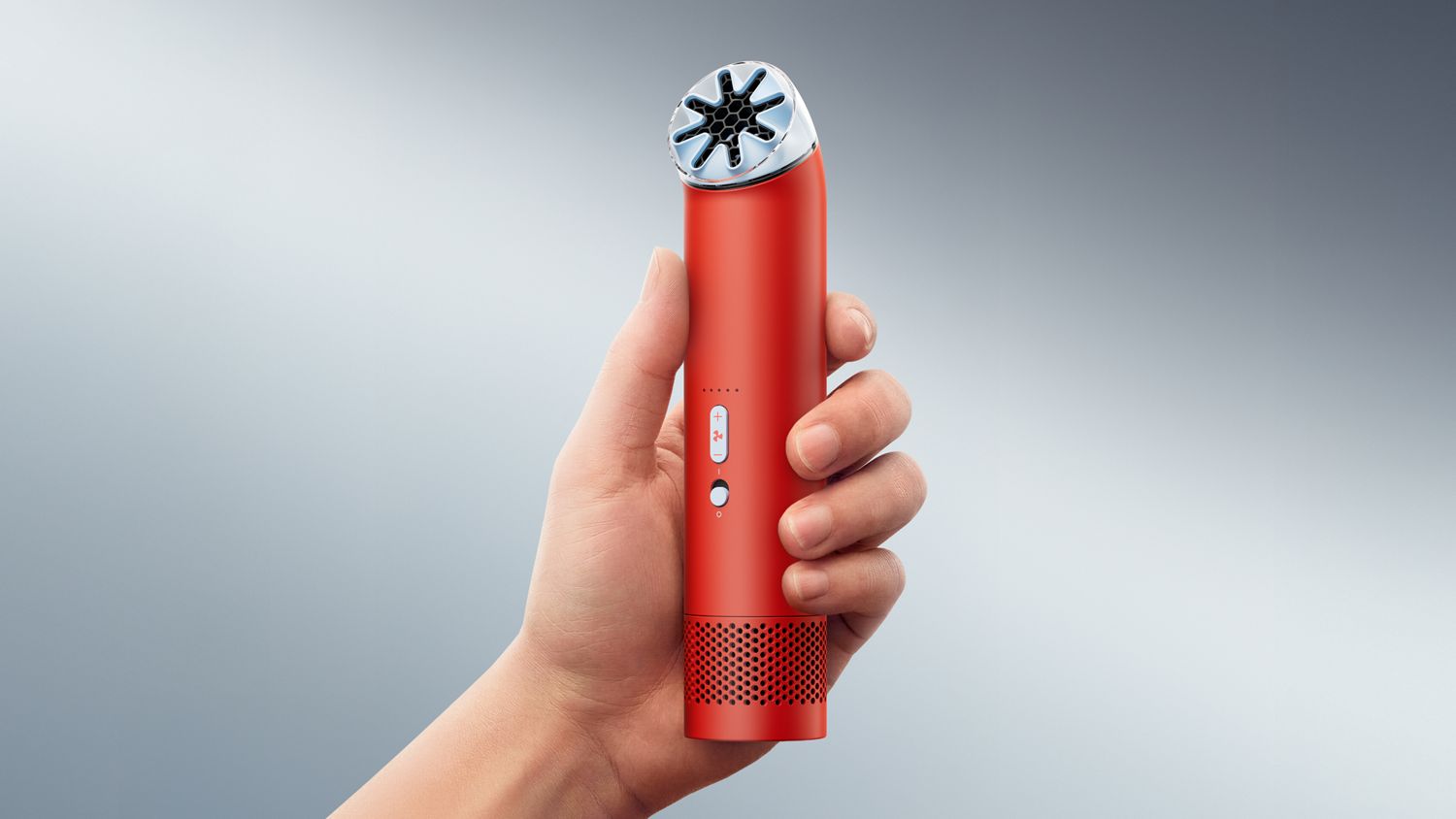 Портативный вентилятор Dyson HushJet Mini Cool, карнеол/красный