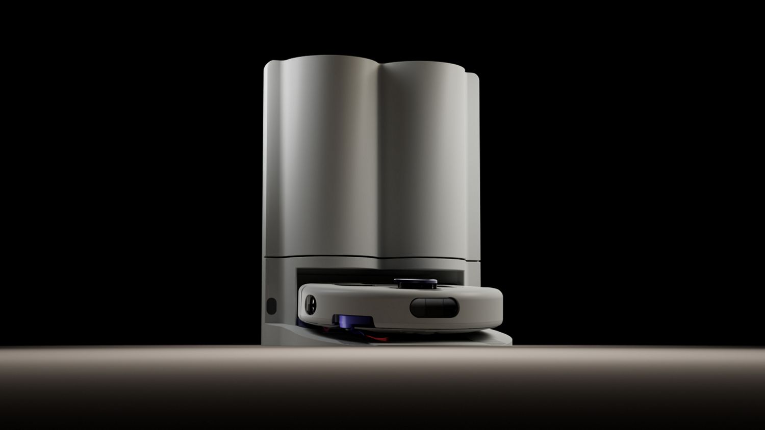 Робот-пылесос Dyson R2 Nurovi Wash+Dry, светло-серый/фиолетово-синий