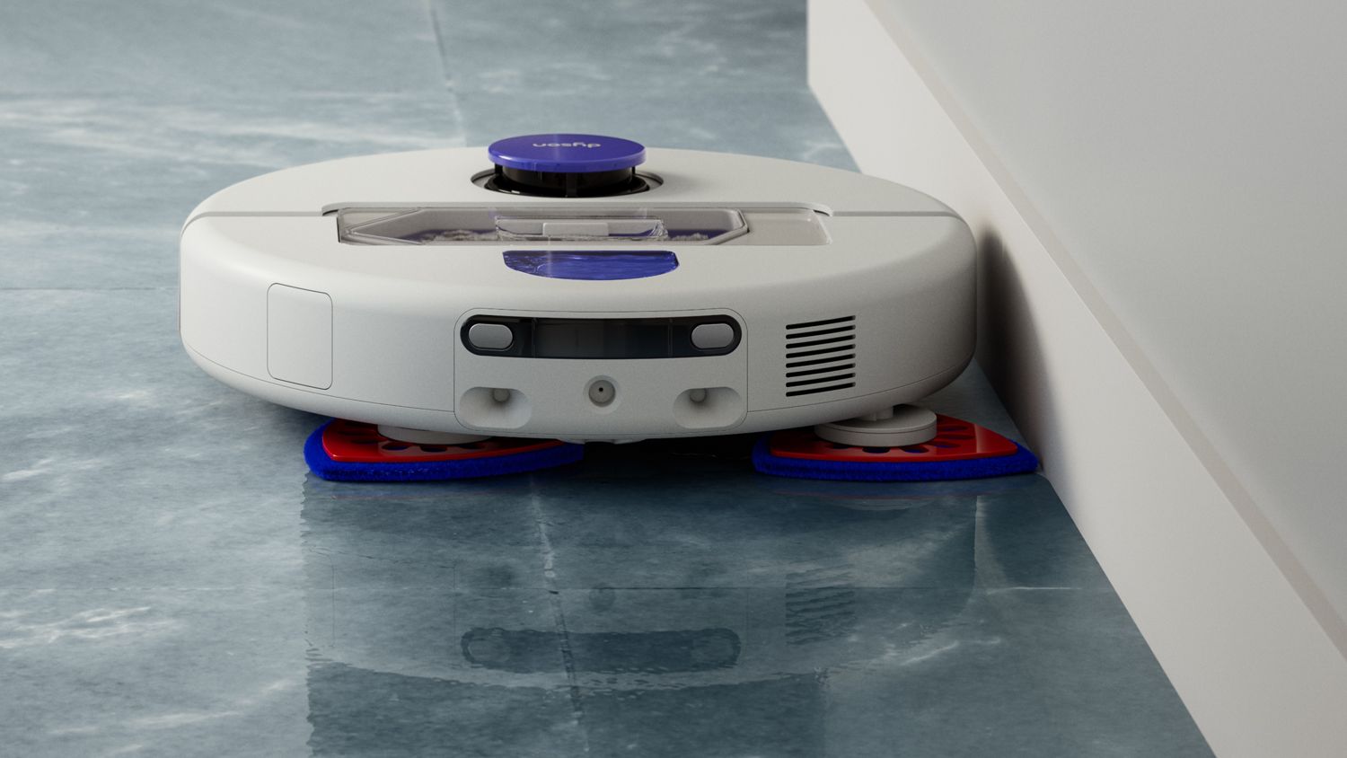 Робот-пылесос Dyson R2 Nurovi Wash+Dry, светло-серый/фиолетово-синий