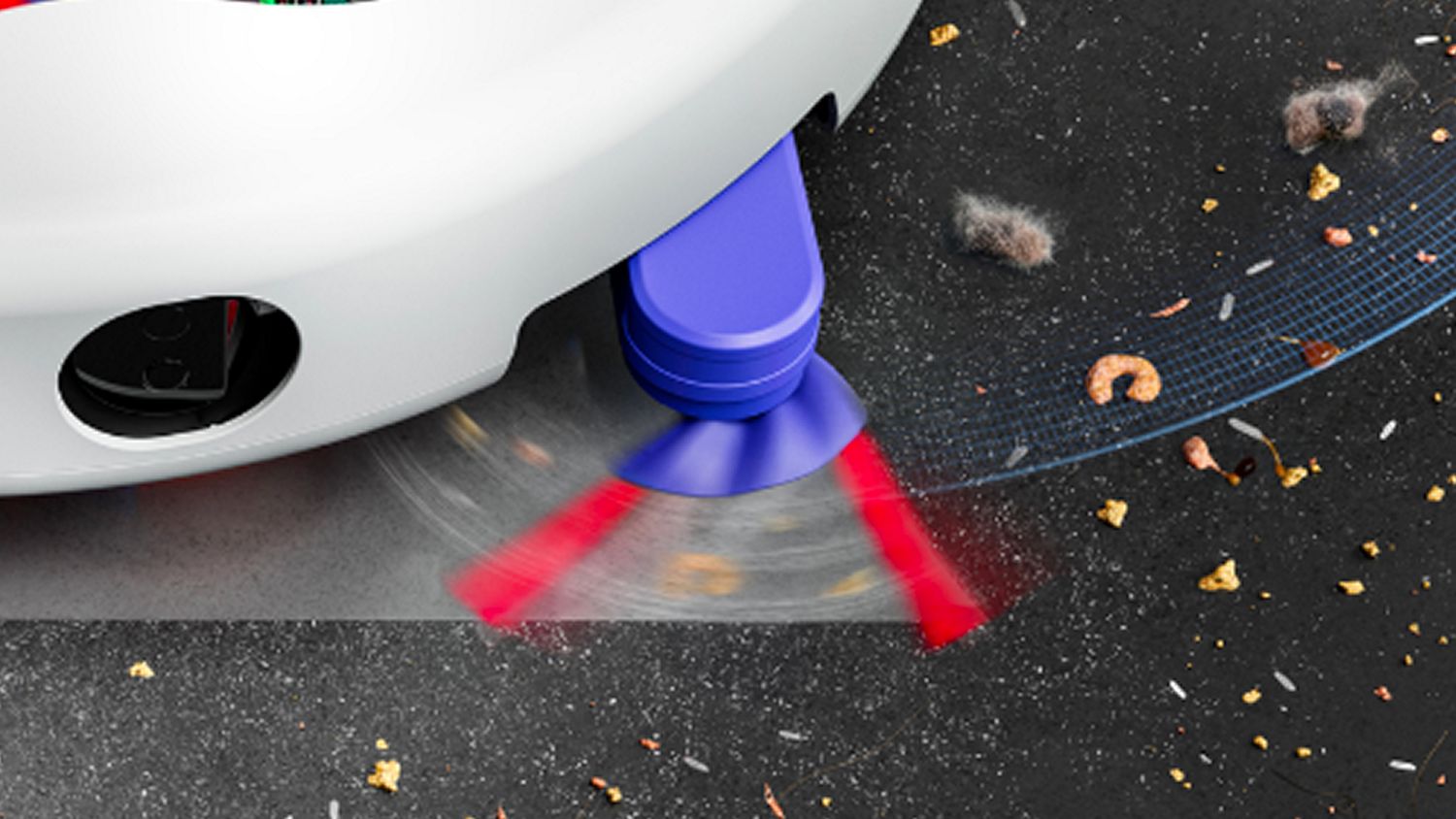 Робот-пылесос Dyson R2 Nurovi Wash+Dry, светло-серый/фиолетово-синий