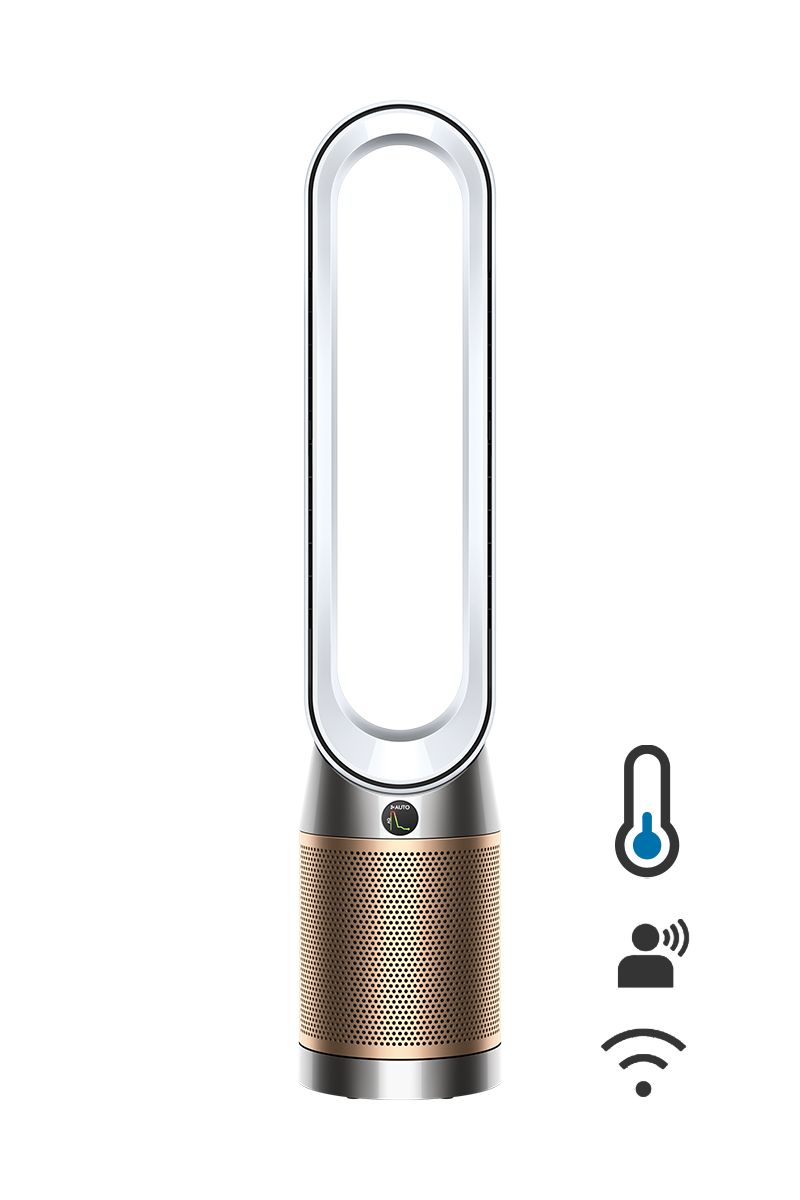 Очиститель воздуха и вентилятор Dyson Purifier Cool PC2 De-NOx TP12, белый/золотой