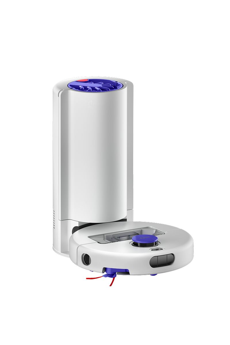 Робот-пылесос Dyson R1 Nurovi Dry, светло-серый/фиолетово-синий