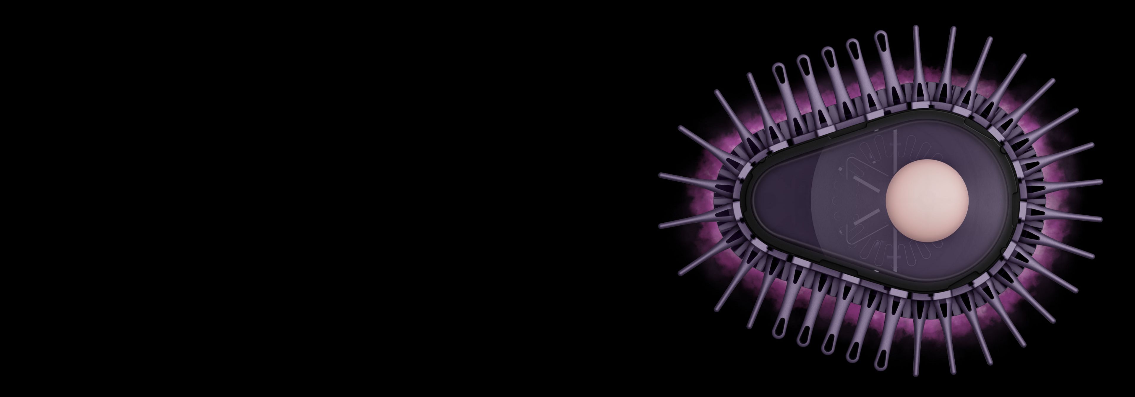 Петлеобразные щетинки Anti-Snag на фене-щётке Dyson Airsmooth.